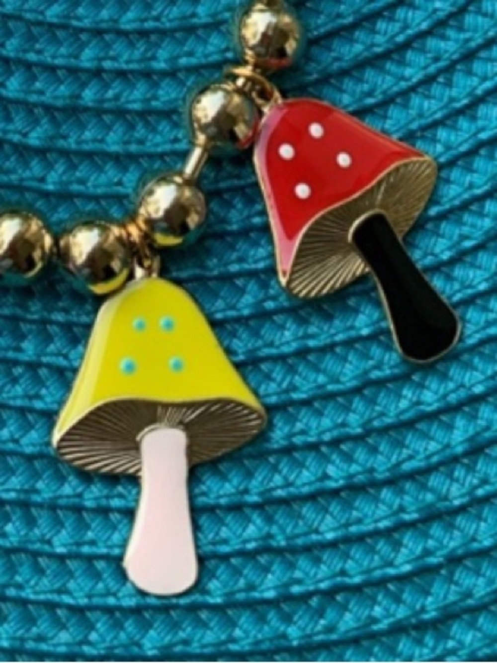 NWT TOVA GARDEN OF SHROOMS NECKLACE IN ANTIQUE GOLD - Picture 6 of 14